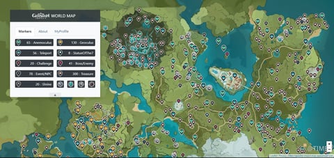 Genshin Impact Map