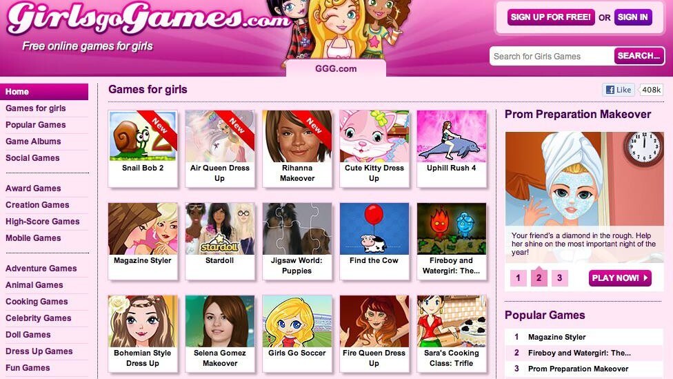 Girls Go Games