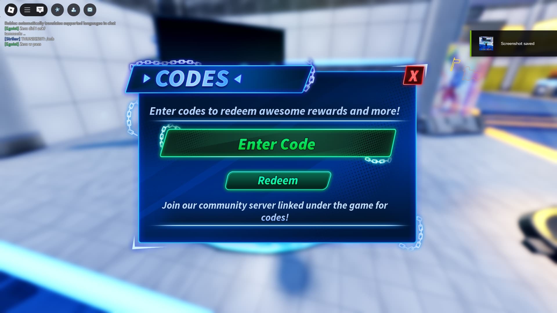 Goalbound Codes Redeem field