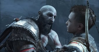 God of War Ragnarök Kratos angry