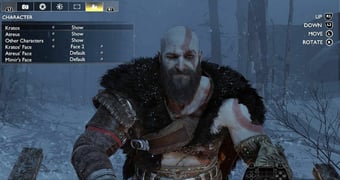 God of War Ragnarök Kratos cheeky