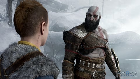 God of War Ragnarök Kratos Atreus min