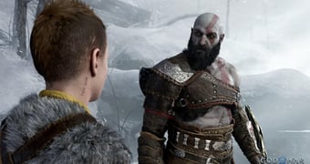 God of War Ragnarök Kratos Atreus min