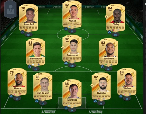 Good Starter Team Premier League FIFA 24 EA FC