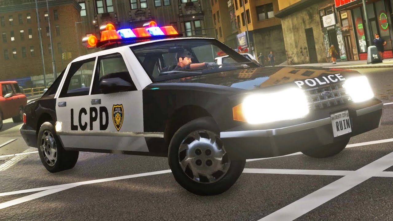 Grand Theft Auto III police
