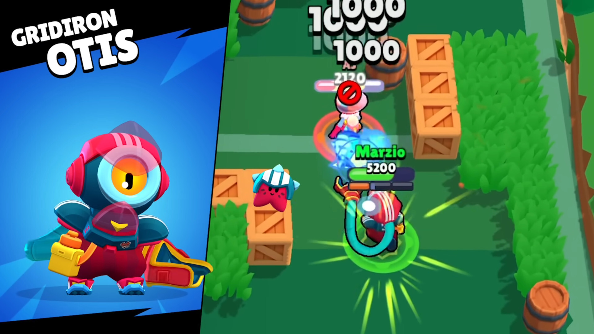 Gridiron Otis Brawl Stars