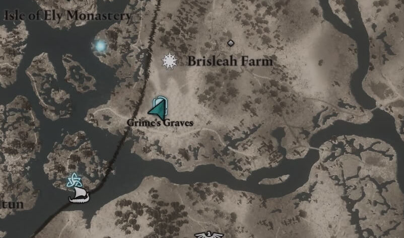 Grimes Graves Map East Anglia