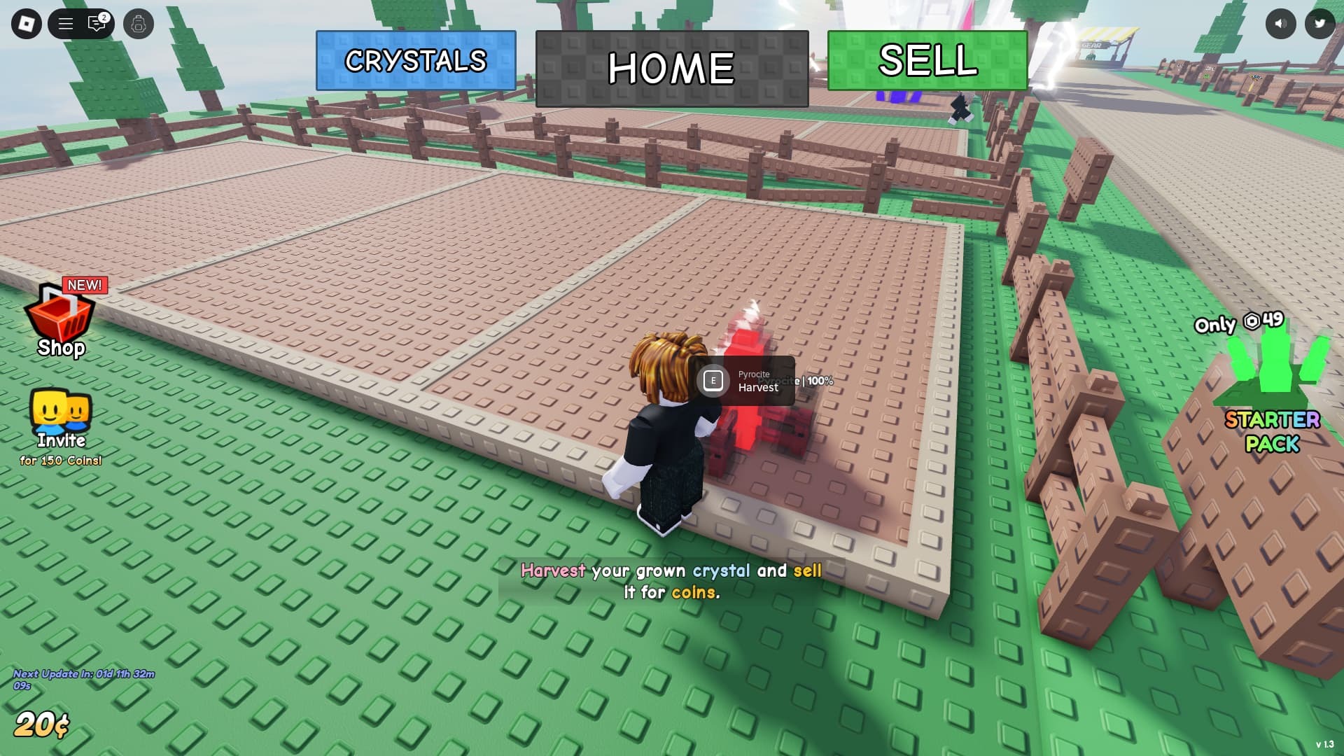 Grow Crystals Expired Codes