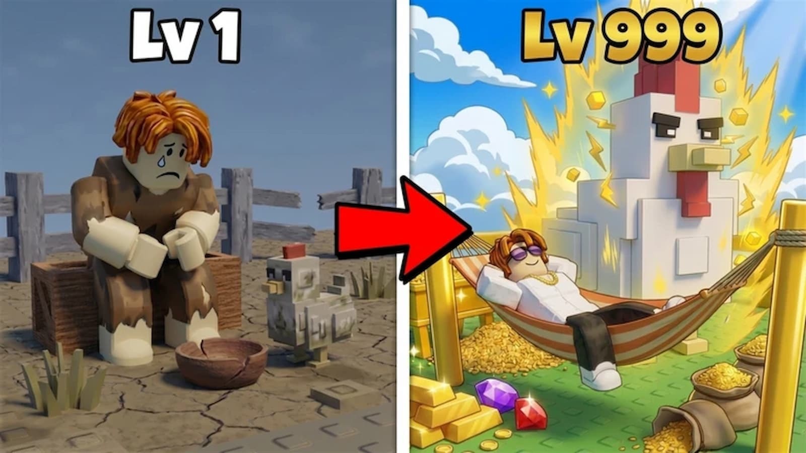 Grow a Chicken Fighter 2