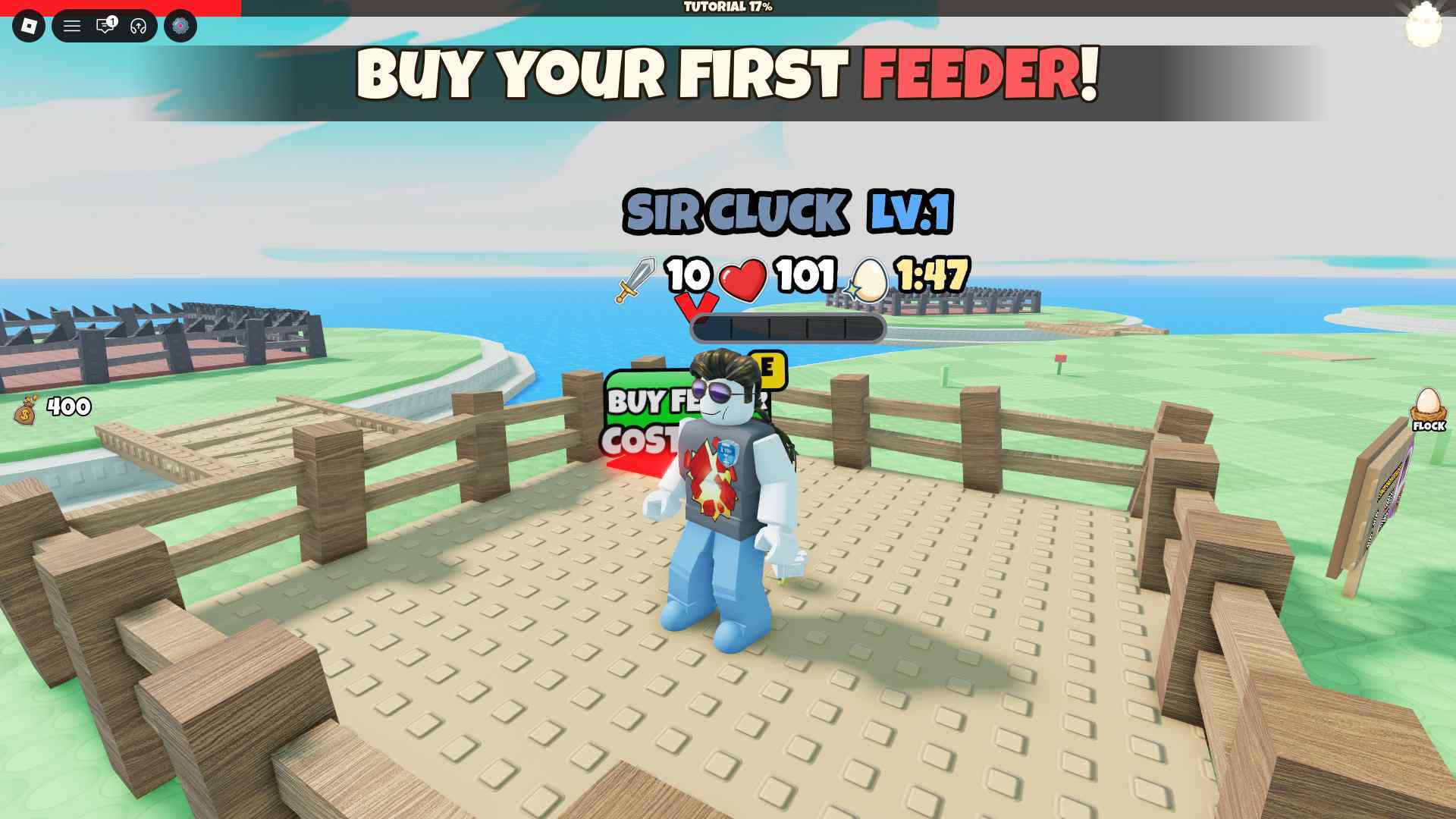Grow a Chicken Fighter tutorial