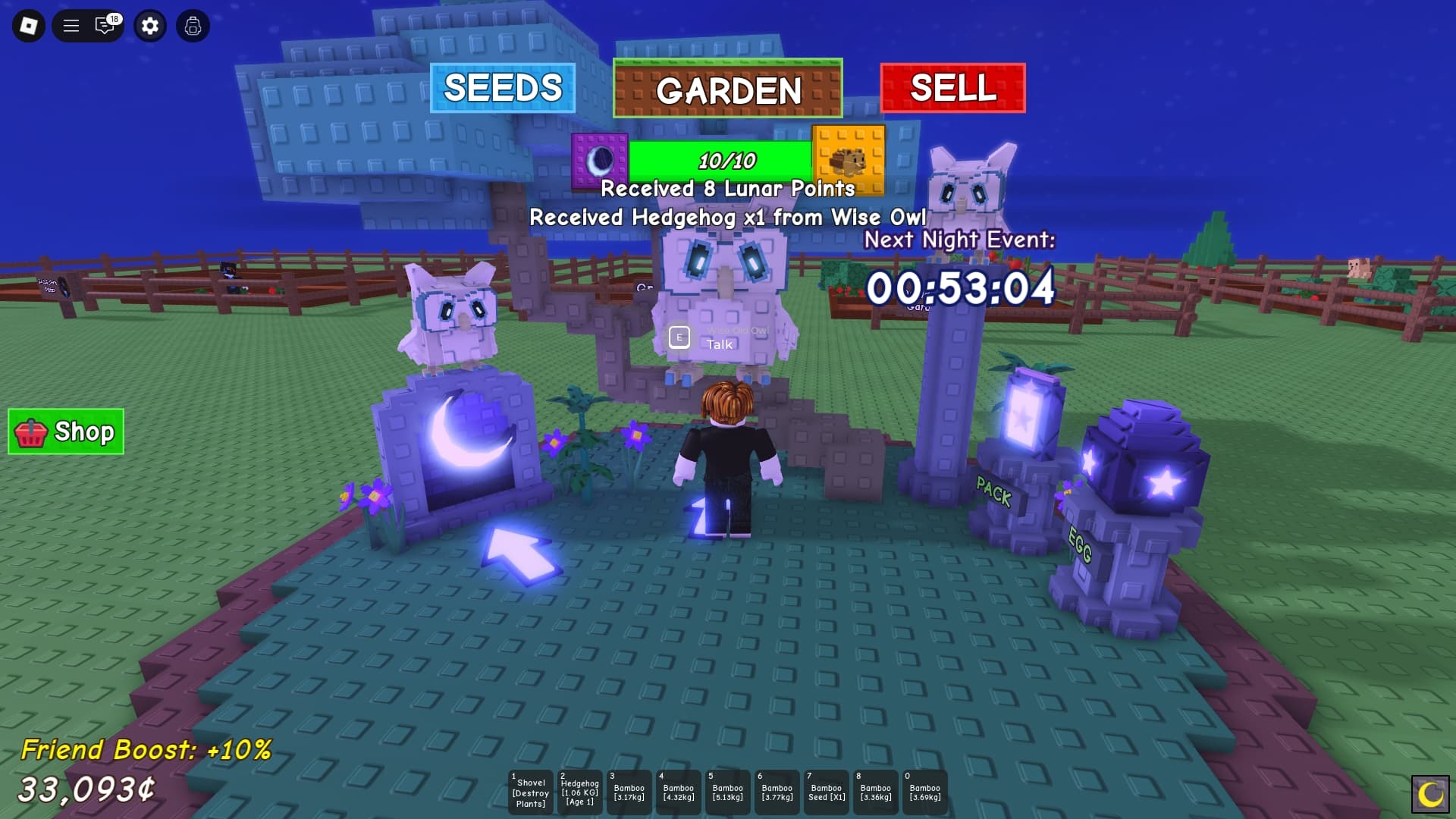 Grow a Garden Lunar Points