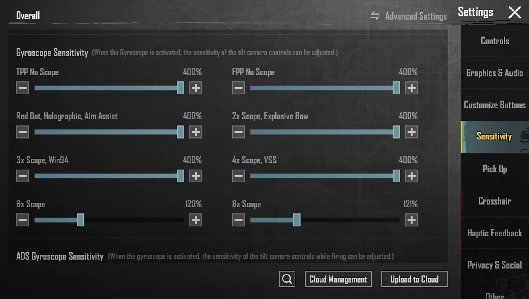 Best Sensitivity Settings For PUBG Mobile