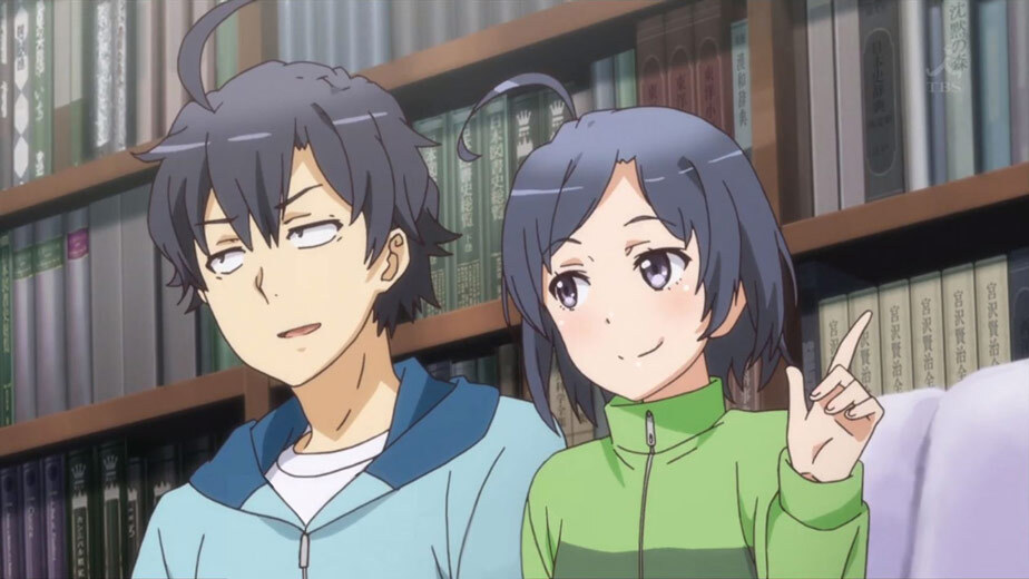 Hachiman and Komachi Hikigaya
