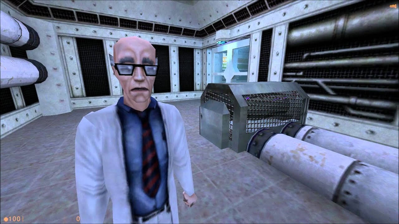 Half Life 1998 opening scene