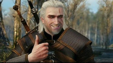 Happy Geralt The Witcher 3