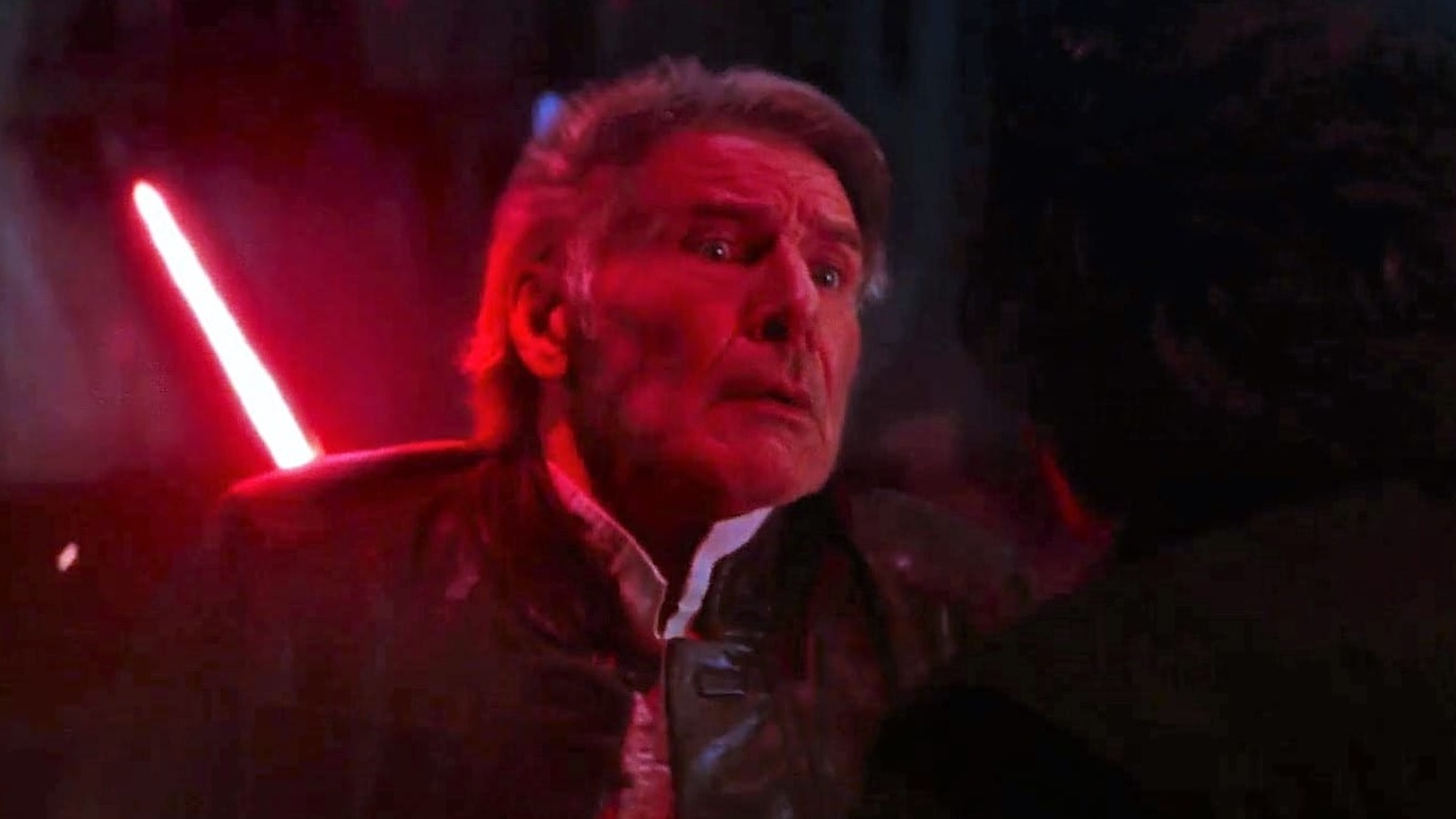 Harrison Ford Han Solo in Star Wars The Force Awakens 2015 1