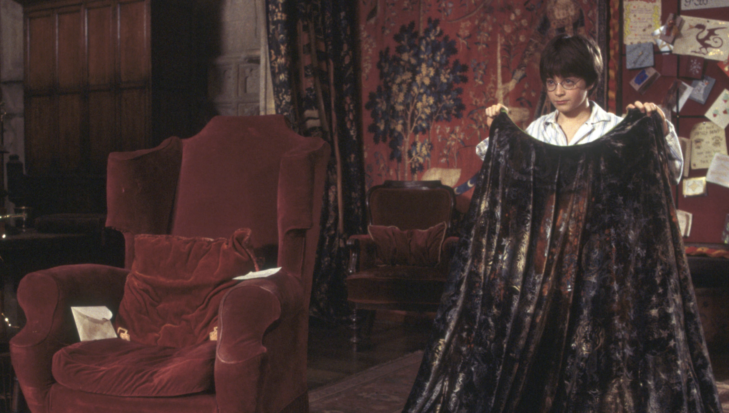 Harry when Harry was using the invisibility cloak
