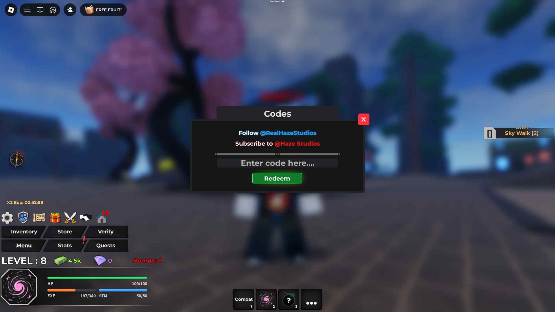 Haze Seas How to Redeem Codes 3