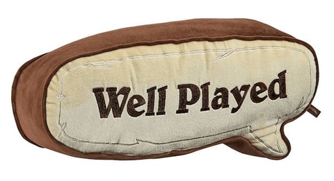 Hearthstone Well Played Pillow