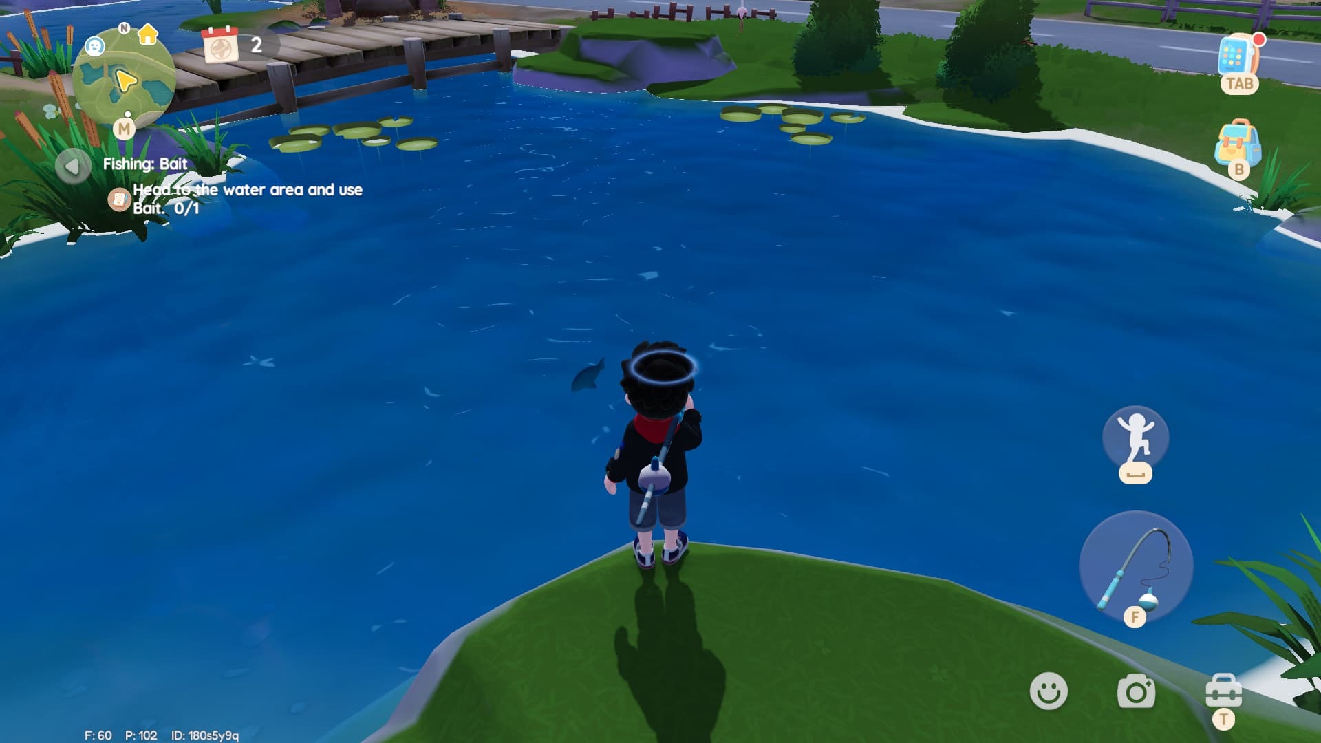 Heartopia Bait Thrown