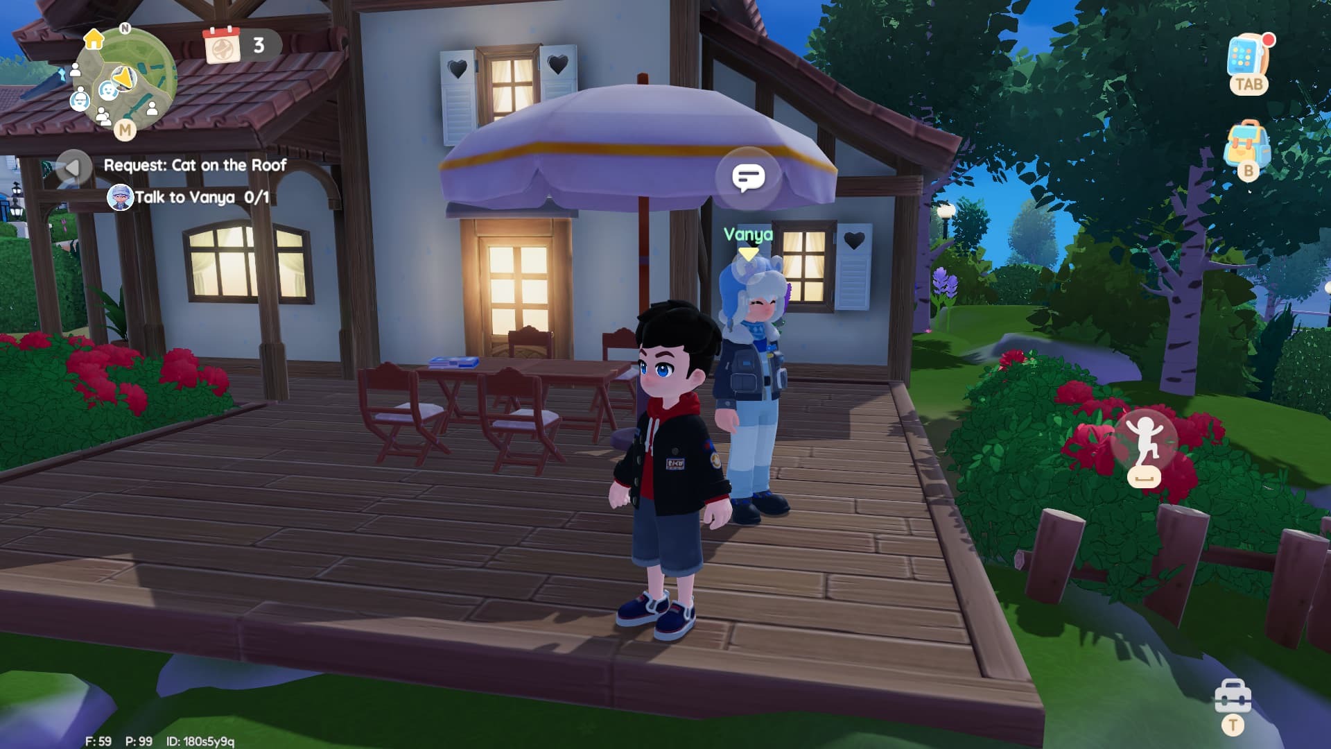 Heartopia Cat on the Roof