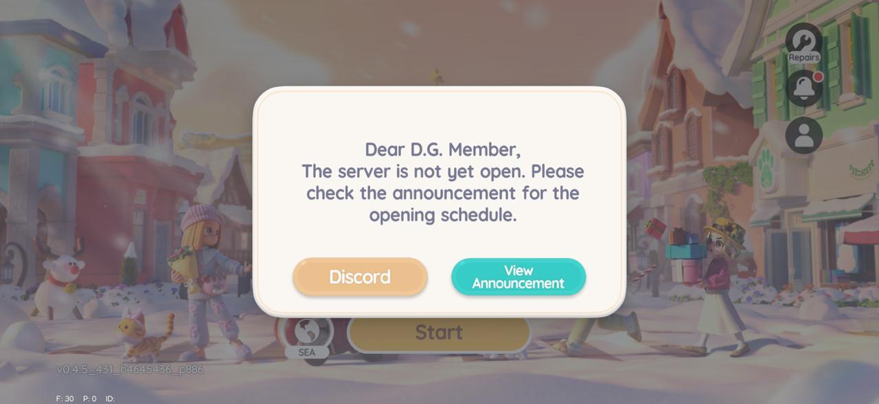 Heartopia Server Notice