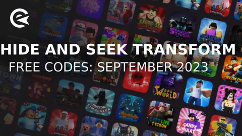 Hide and seek transform codes september 2023