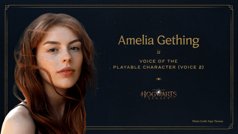 Hogwarts Legacy Voice Actors Amelia Gething