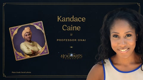 Hogwarts Legacy Voice Actors Kandace Caine