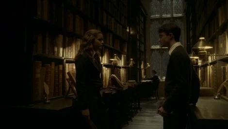 Hogwarts library