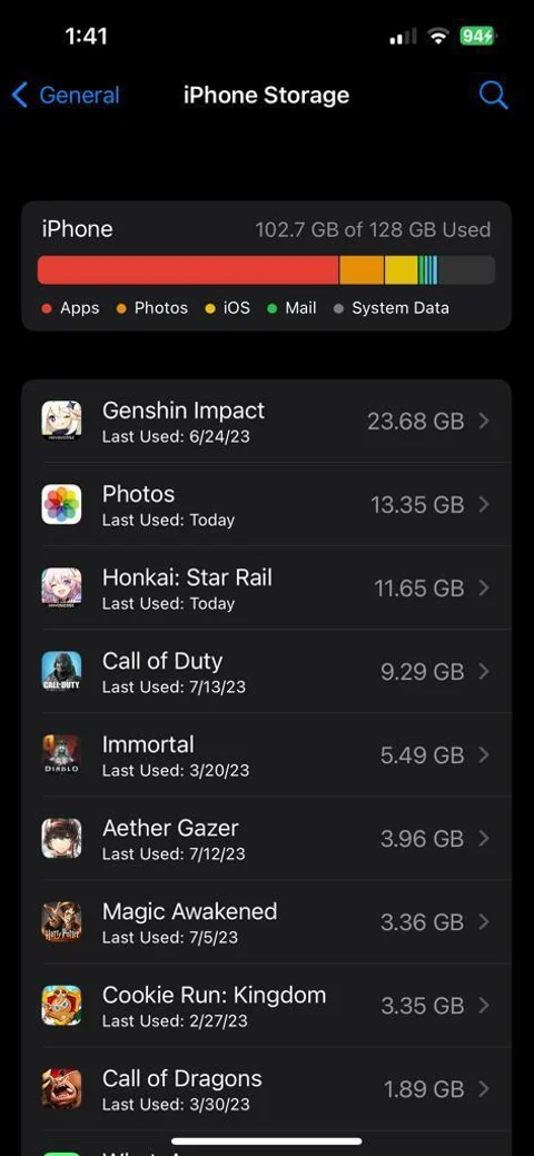 Honkai Star Rail 1 2 Mobile Game Size