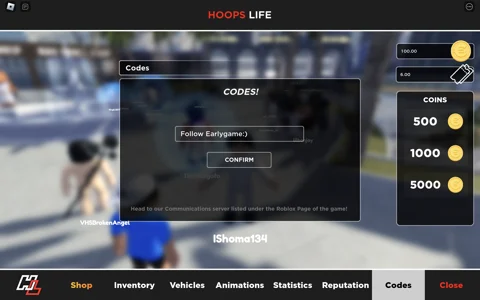 Hoops Life Basketball How To Redeem Codes