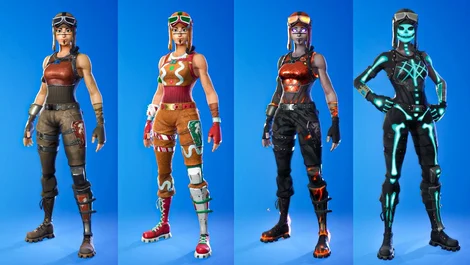 Hottest Female Fortnite Skins Renegade Raider