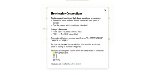 How To Play Connections