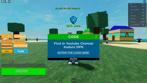 How To Redeem Codes in Rock Fruit