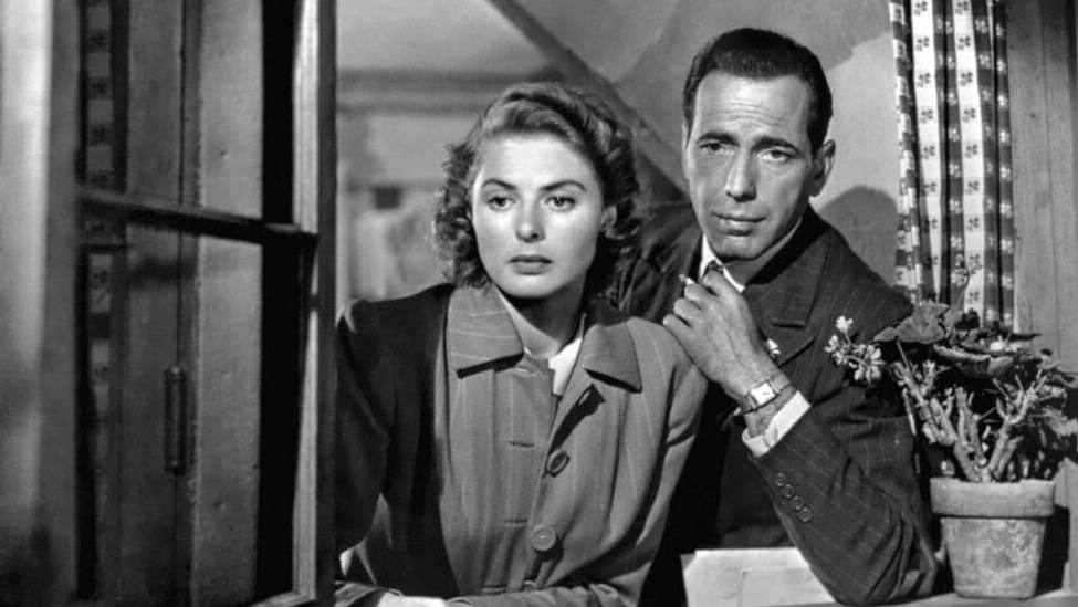 Humphrey Bogart and Ingrid Bergman Casablanca cropped processed by imagy