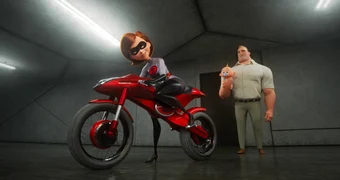 Incredibles 2 Elastigirl motorcycle