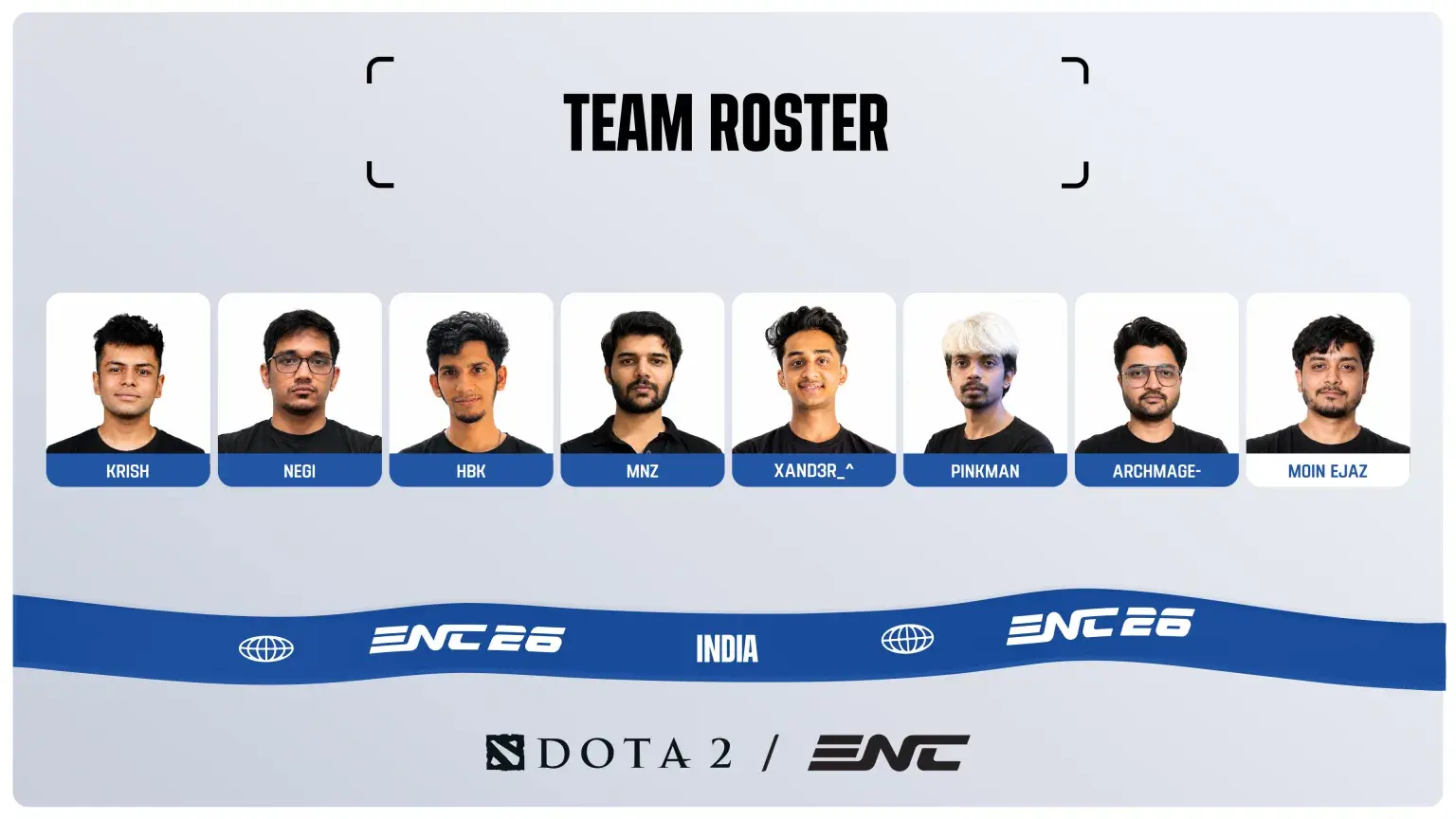 Indias Dota 2 and MOBA Legends 5v5 Rosters