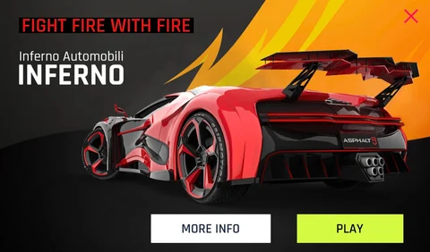 Inferno Special Event Asphalt9