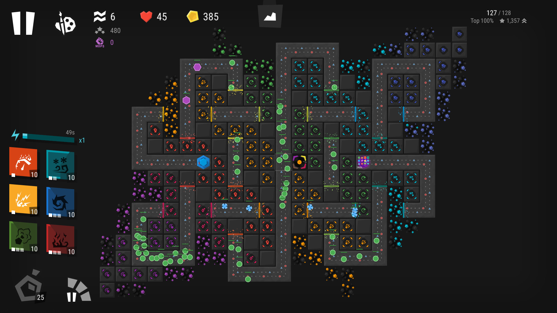 Infinitode 2 Tower Defense