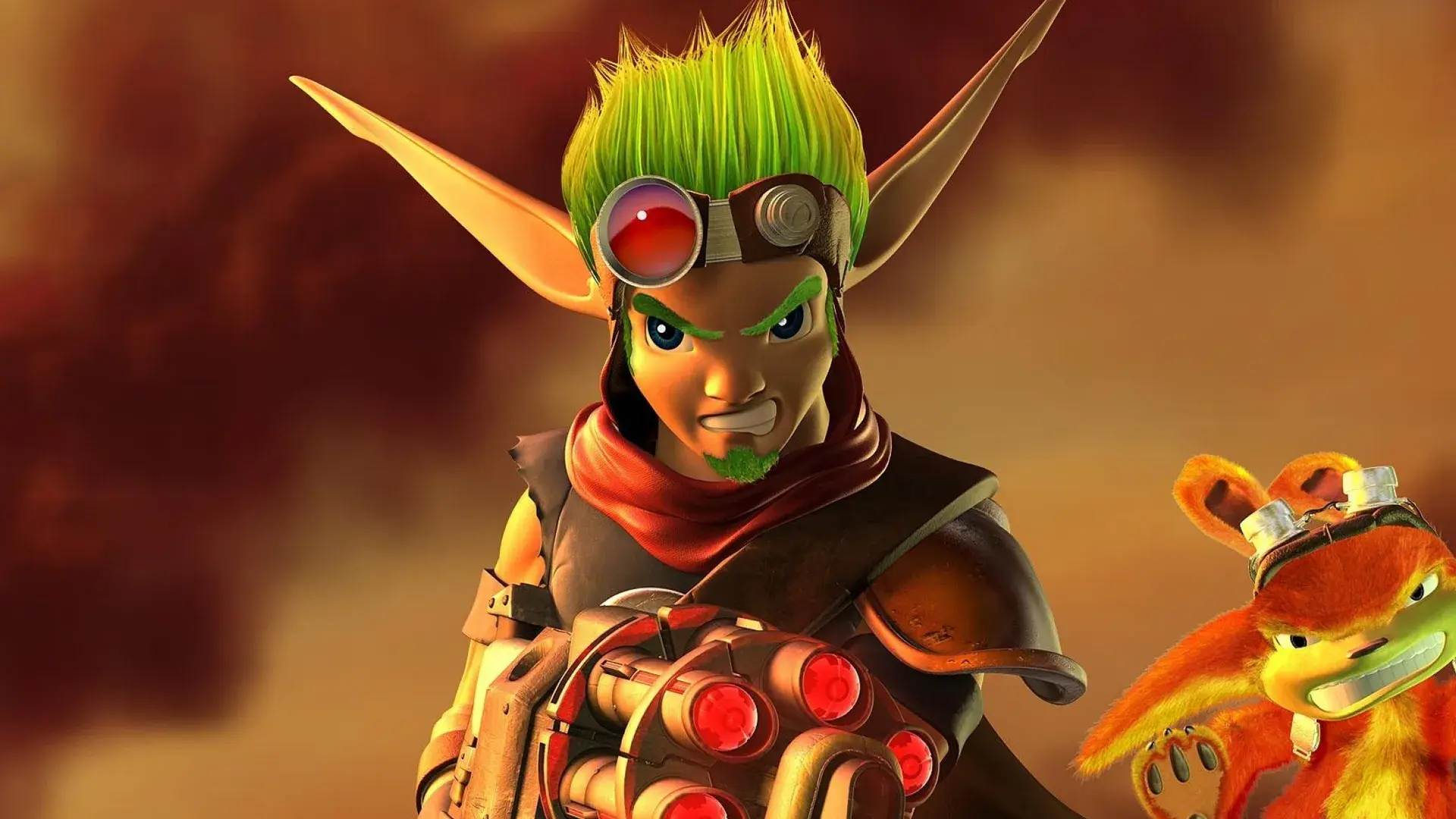 Jak and Daxter from Jak Daxter
