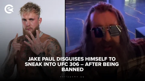 Jake Paul Disguises Himself To Sneak Into UFC 306 After Being Banned