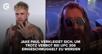 Jake Paul verkleidet sich um trotz Verbot bei UFC 306 eingeschmuggelt zu werden