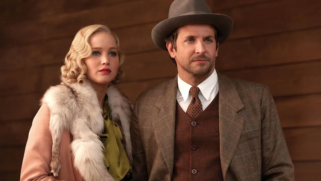 Jennifer Lawrence and Bradley Cooper