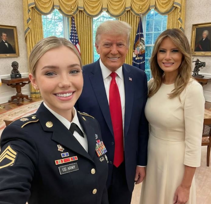 Jessica Foster Donald Trump Melania Trump