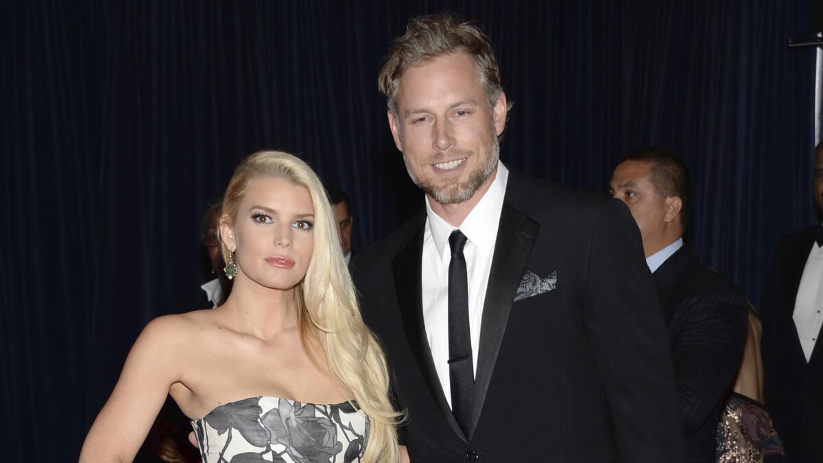 Jessica Simpson and Eric Johnson