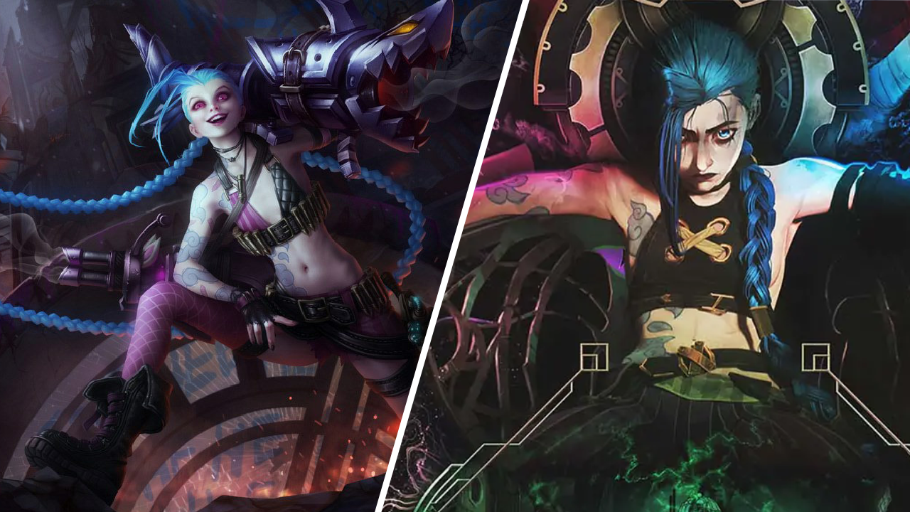 Arcane Jinx vs. LoL Lore Jinx