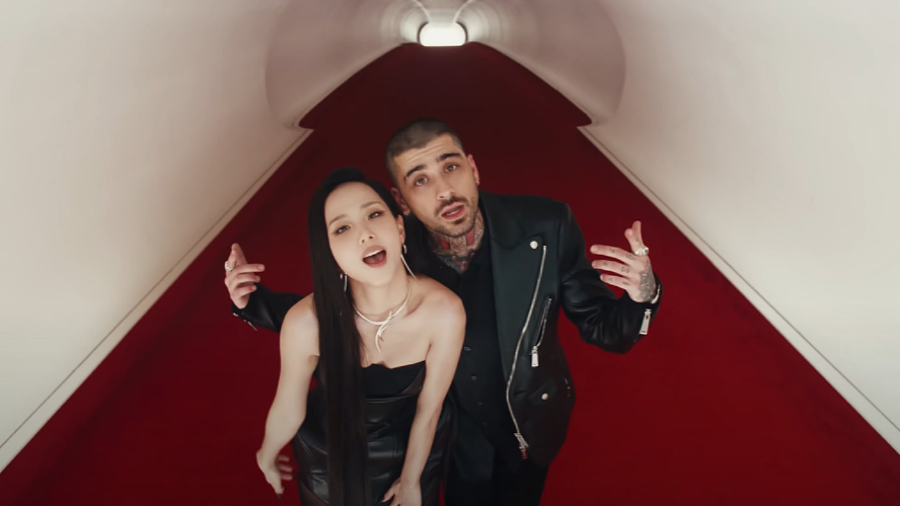 Jisoo and Zayn Malik Single Eyes Closed