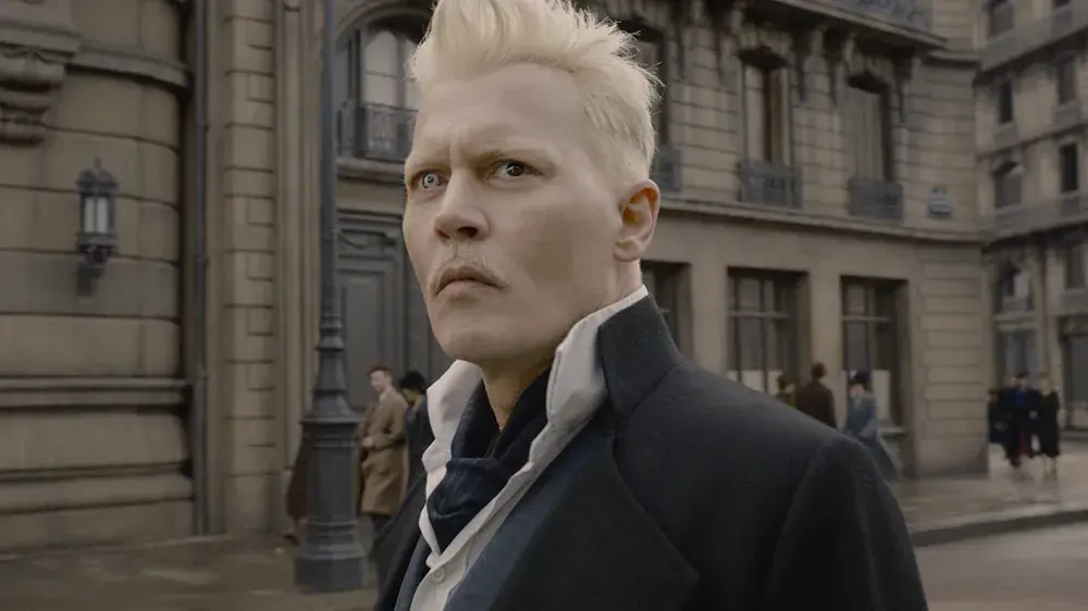 Johnny Depp in Fantastic Beasts