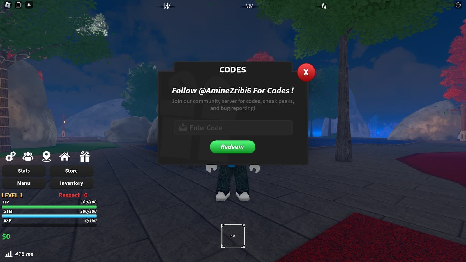 Jujutsu Piece how to redeem codes